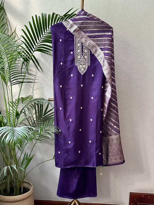 ARUNI  SEMI STITCHED SUIT SET