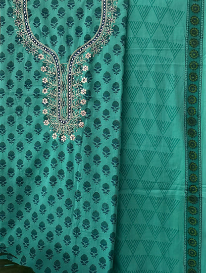 SHARDHA COTTON SUIT (COTTON DUPATTA)