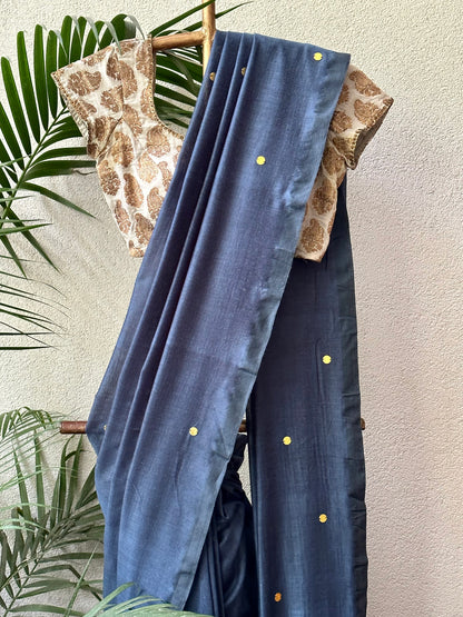 GREY TILLA SAREE