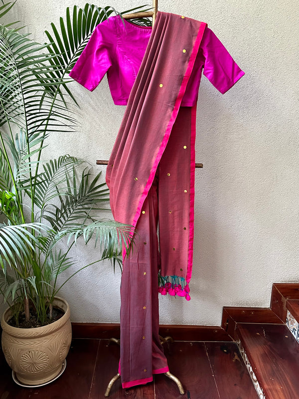 MAUVISH TILLA SAREE