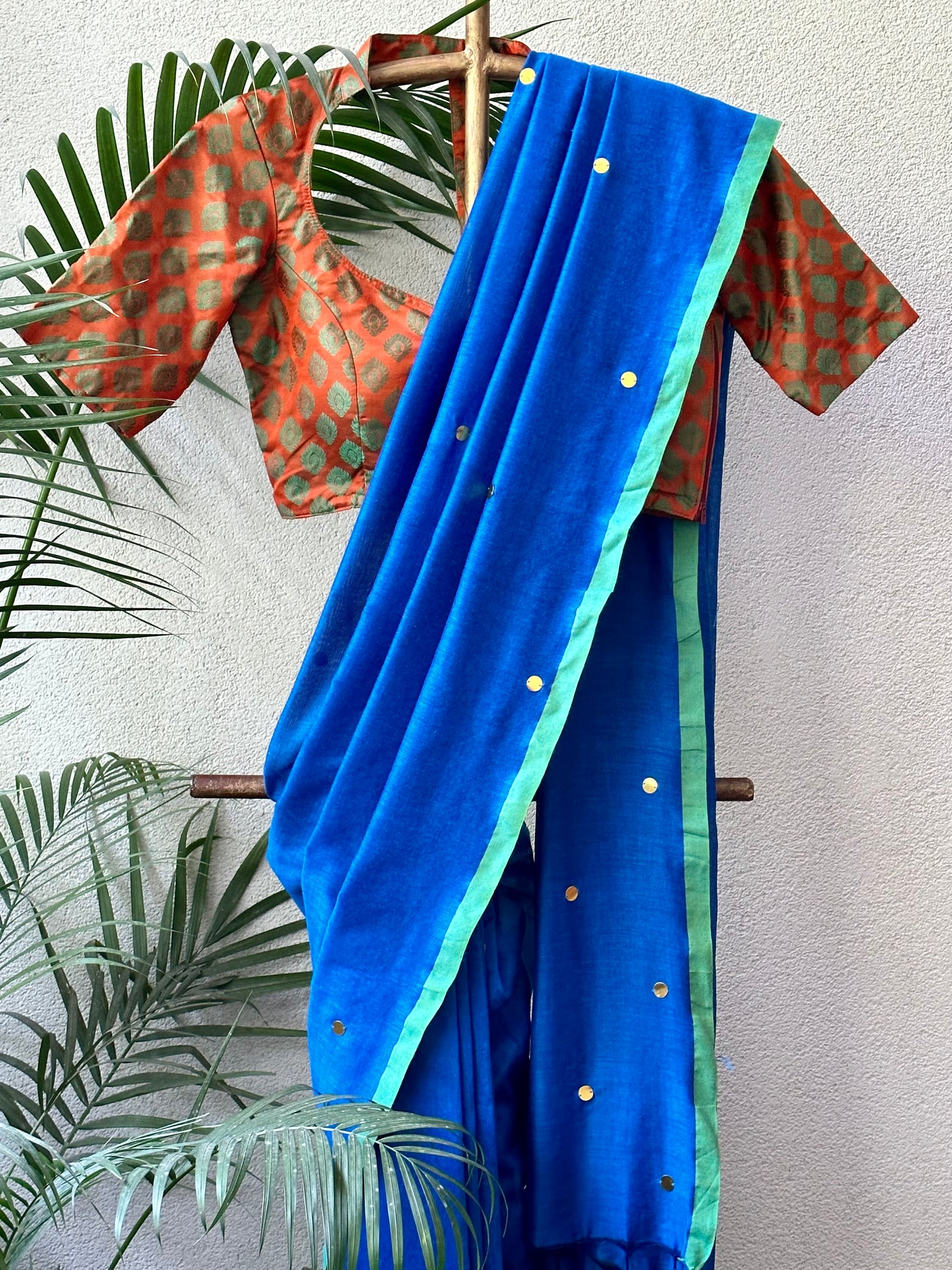 BLUE TILLA SAREE