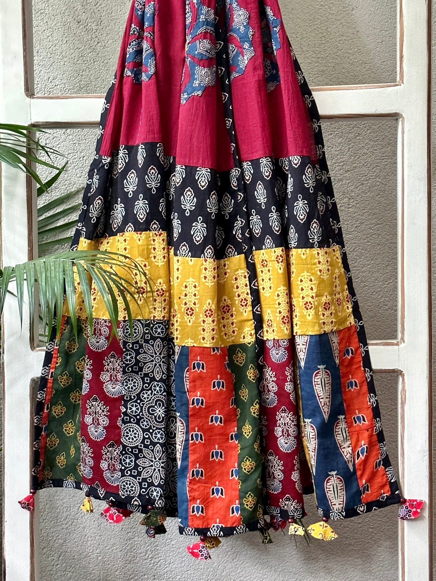 NAINA DEVI APPLIQUE DUPATTA