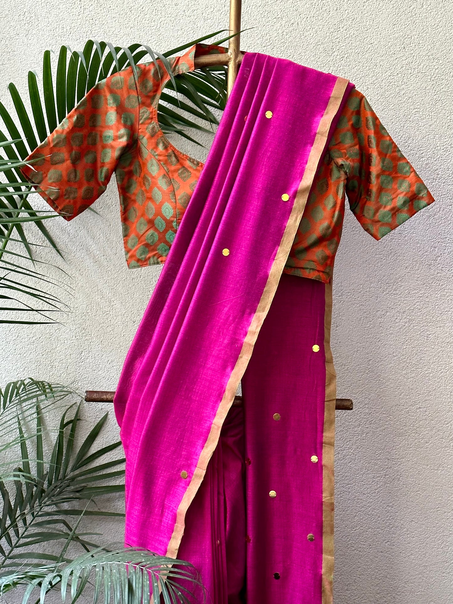 MEGENTA TILLA SAREE