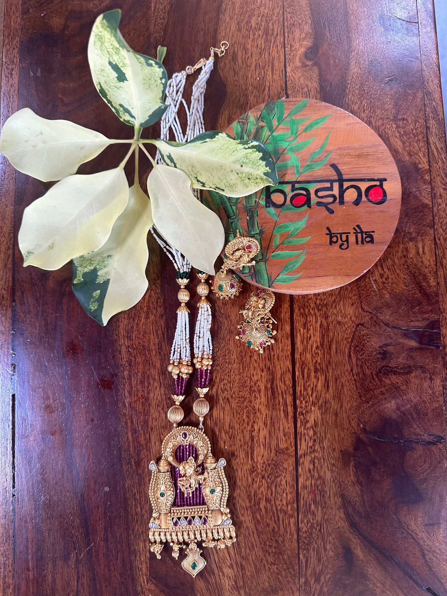 RADHA KRISHNA NECKLACE SET