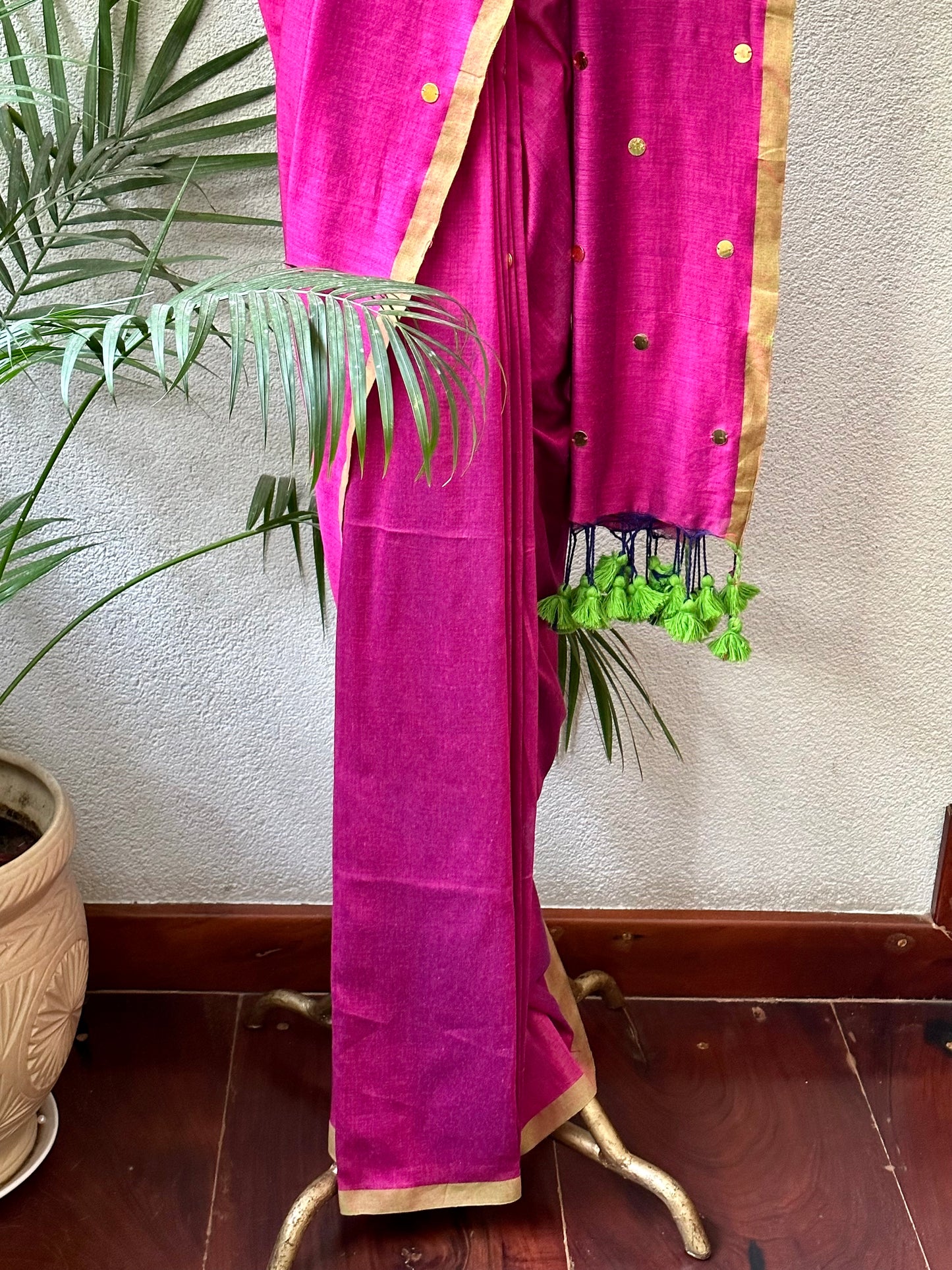 MEGENTA TILLA SAREE