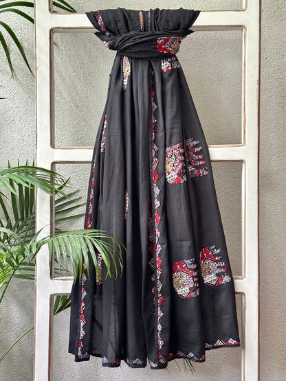 NANDI HILLS APPLIQUE DUPATTA