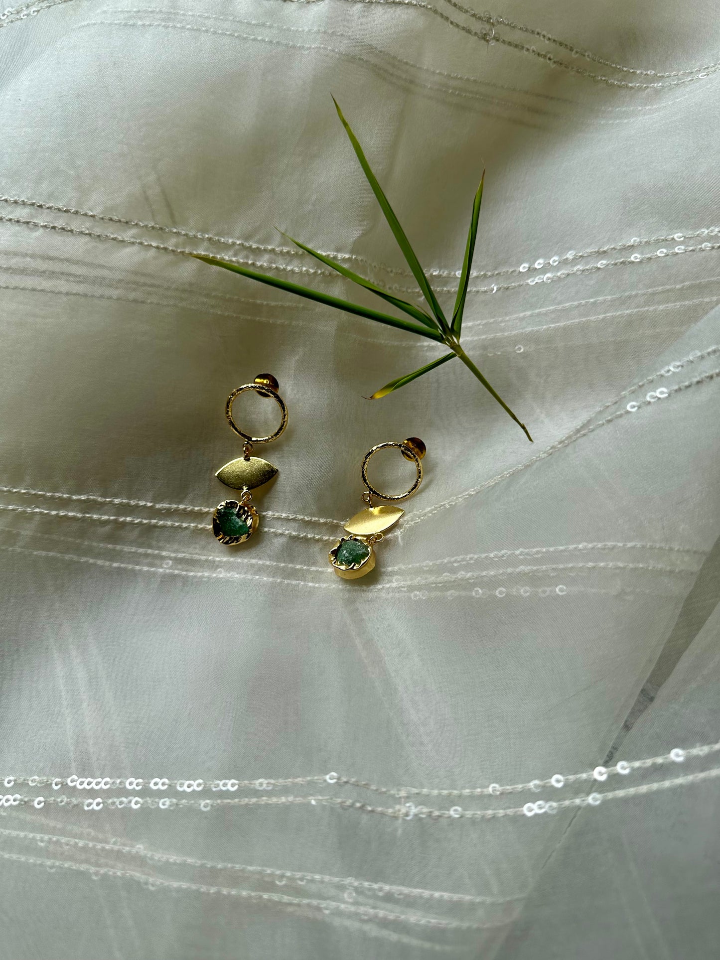 HARA GULAB EARRING