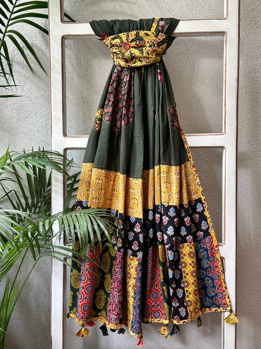 KUNJAPURI MATA APPLIQUE DUPATTA