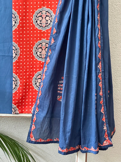 KAMAL COTTON SUIT (APPLIQUE DUPATTA)