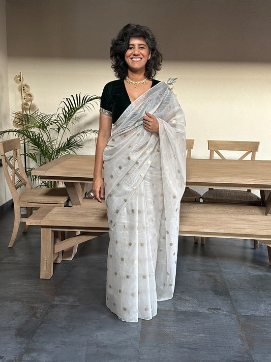 RIDDHIMA CHANDERI TISSUE SARI