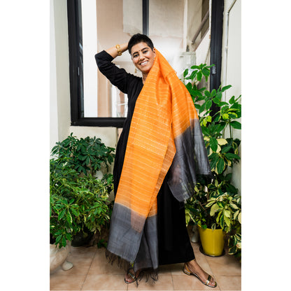 HANDWOVEN SILK DUPATTA