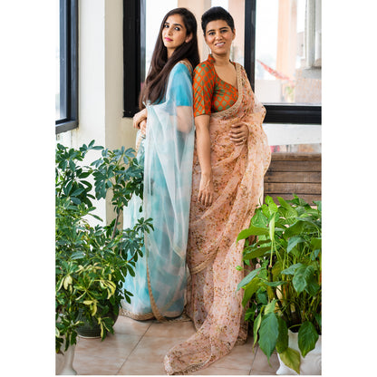 RUDRAMA SILK ORGANZA SAREE