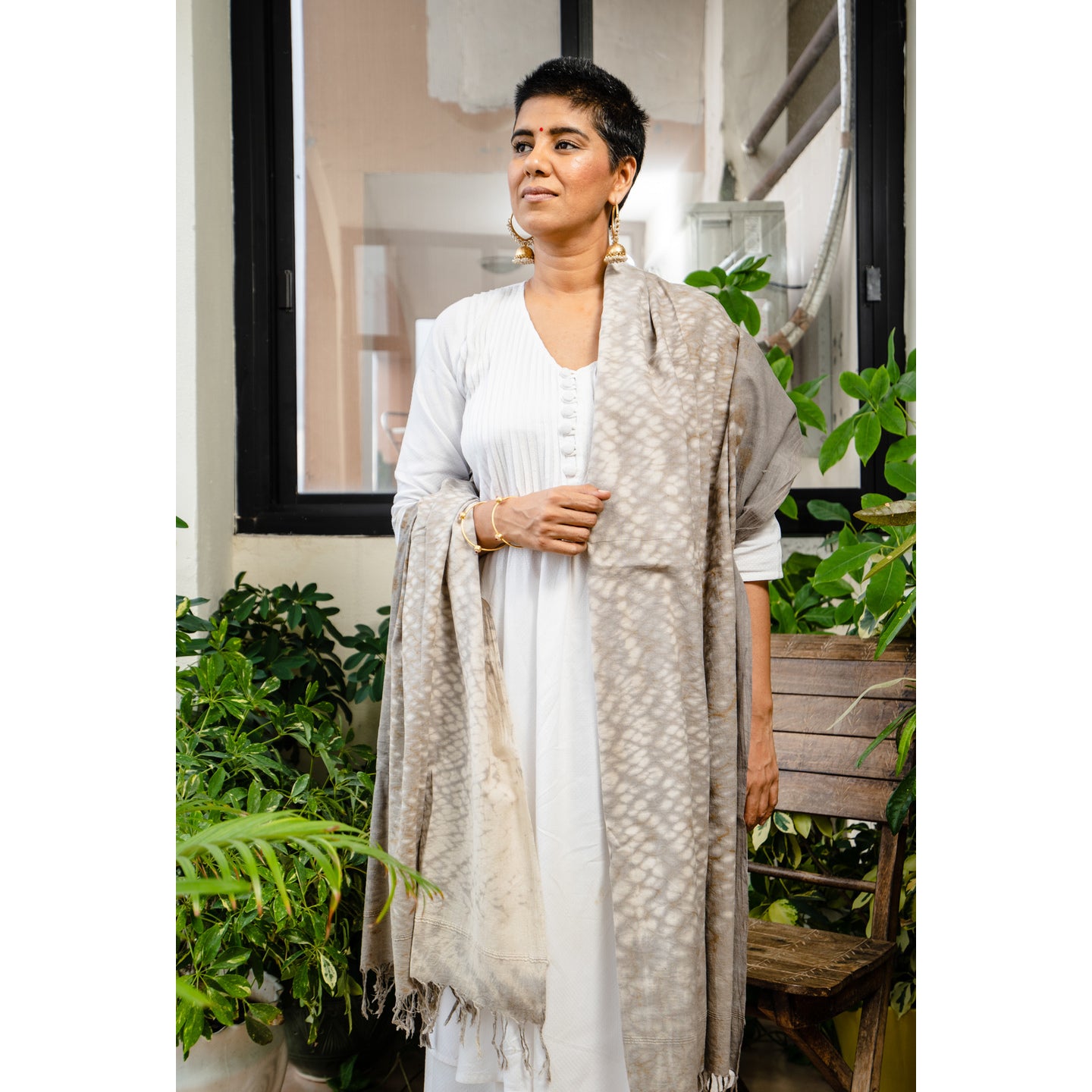 TRISUL HANDWOVEN COTTON DUPATTA